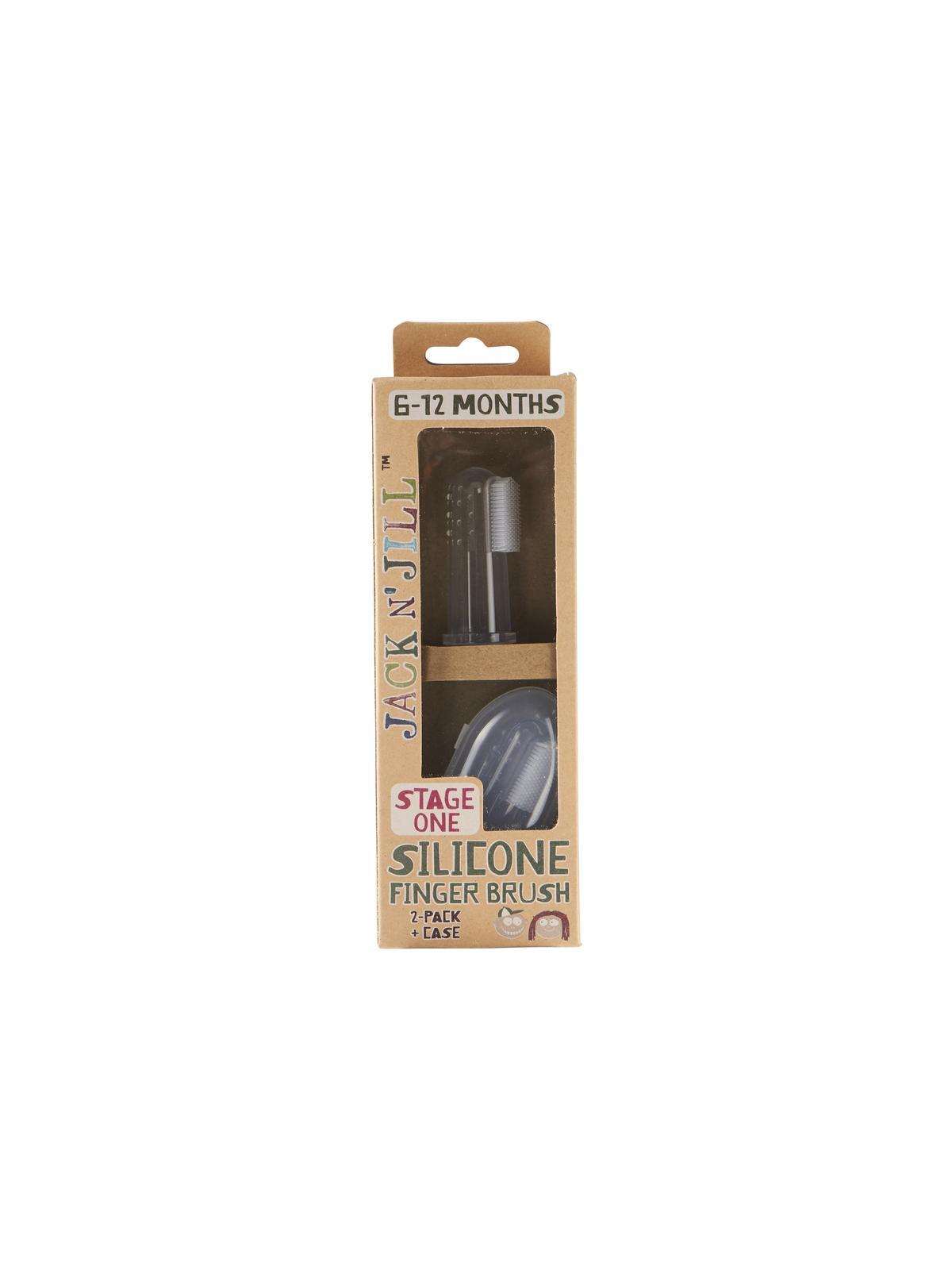 Silicone finger brush