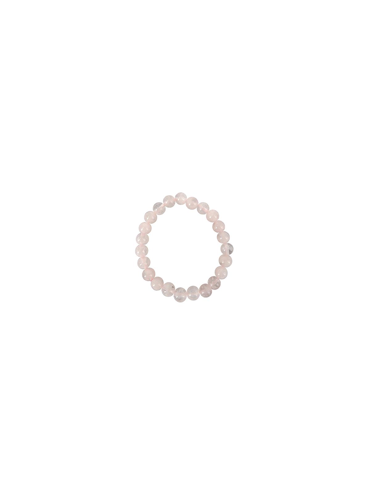 Kralenarmband roze kwarts 8mm