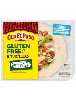 Tortillas glutenvrij 6 stuks
