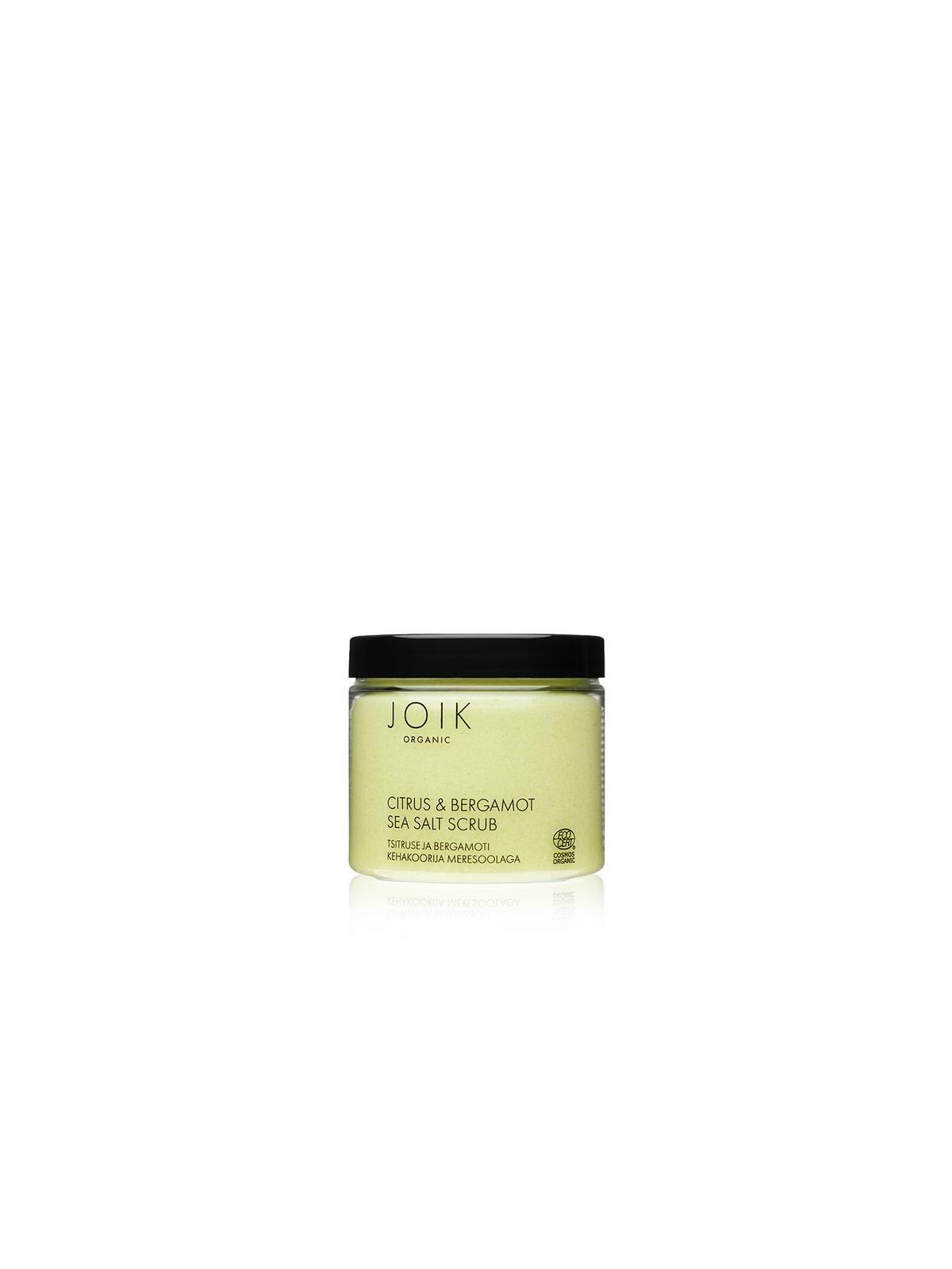 Citrus & bergamot sea salt scrub organic vegan