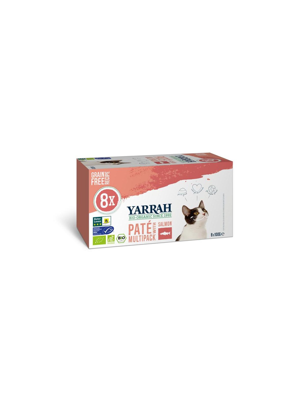 Multipack kat met pate en zalm bio