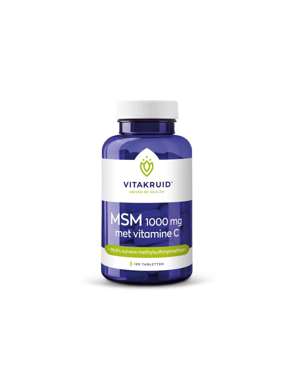 MSM 1000mg + vitamine C