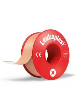 Hechtpleister 5m x 1.25cm rood