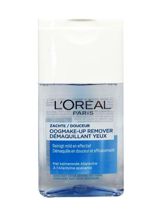 Zachte oogmake-up remover