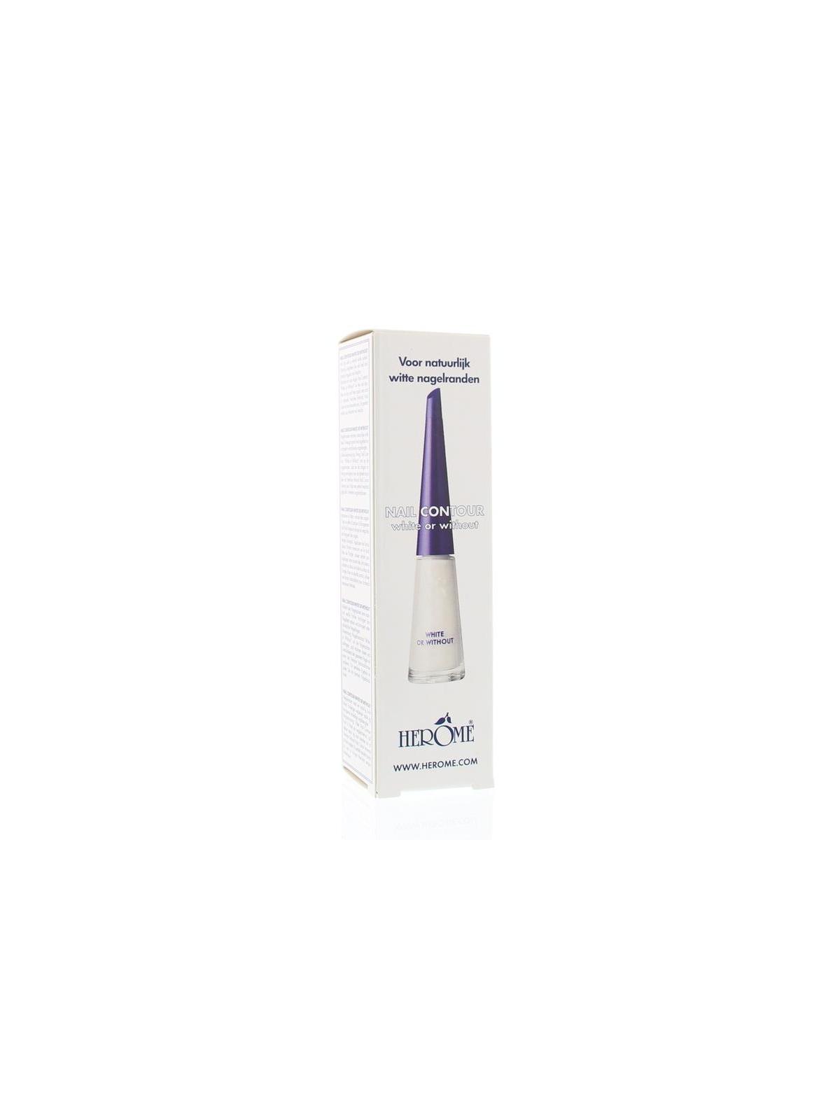 Perfect nail contour white or without