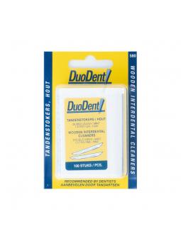 Tandenstoker hout fine/extra fine dubbelzijdig