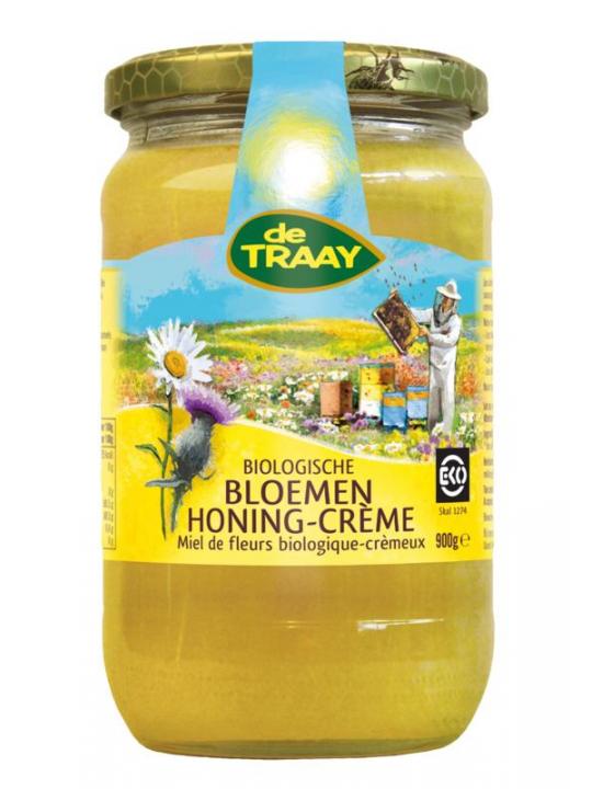 Bloemenhoning creme bio