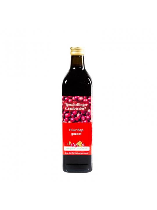 Cranberrysap gezoet bio