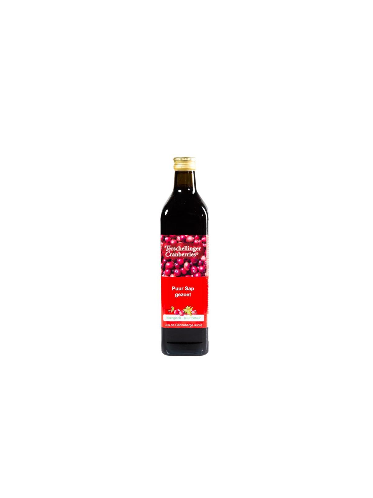 Cranberrysap gezoet bio