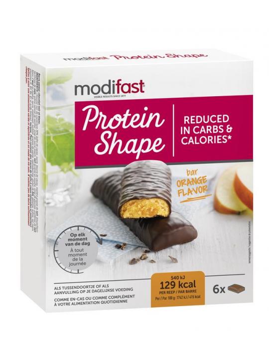 Protein shape reep choco/sinaasappel 6 x 31 gram