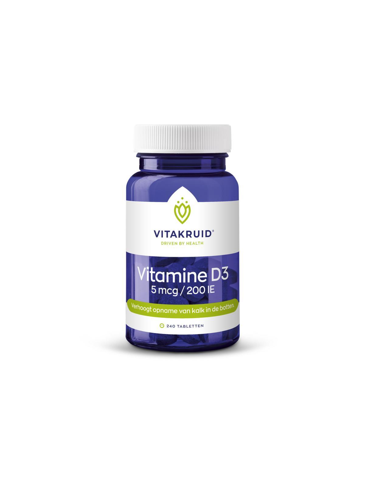 Vitamine D3 5 mcg / 200 IE