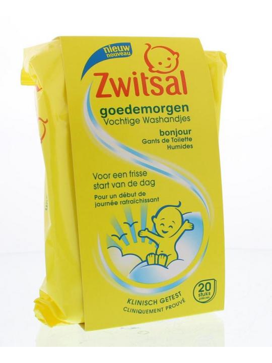 Goedemorgen vochtige washandjes