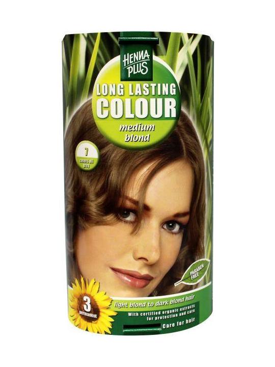 Long lasting colour 7 medium blond