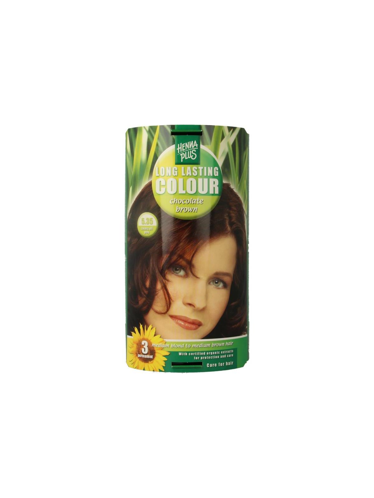Long lasting colour 5.35 chocolate brown