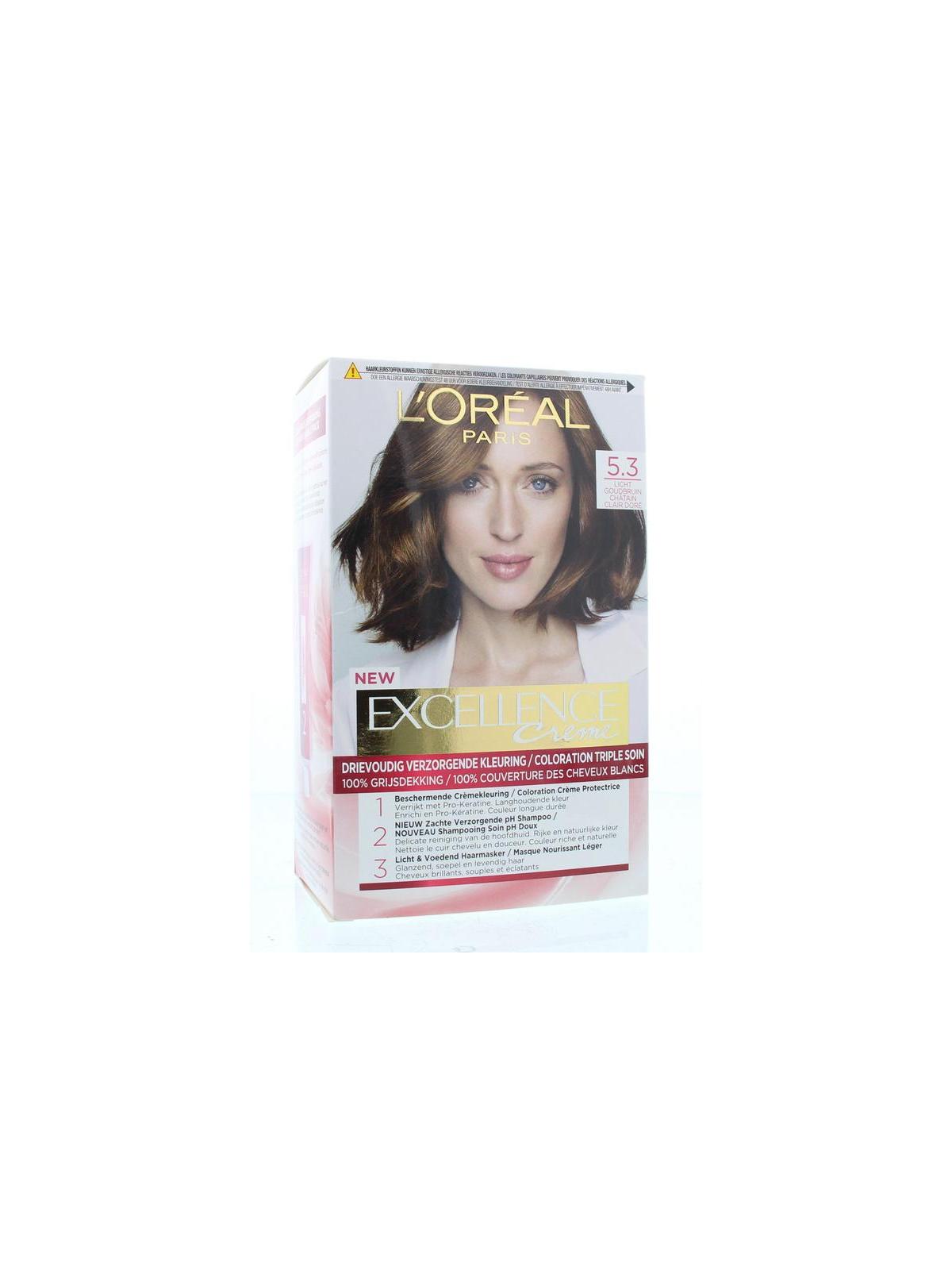 Excellence creme 5.3 licht goudbruin