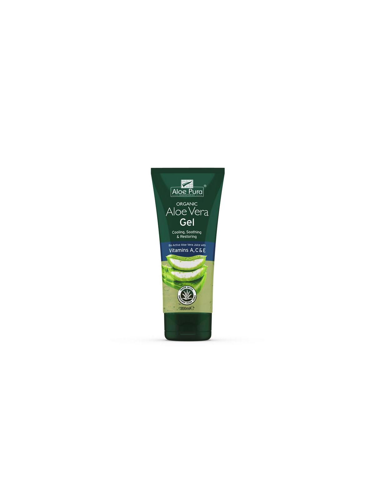 Aloe pura aloe vera gel organic vitamine A C E