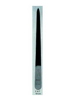 Nagelvijl 18cm pol bl rnd F4-7