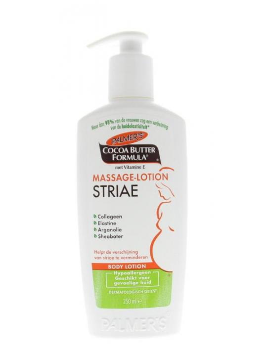 Cocoa butter massage lotion striae