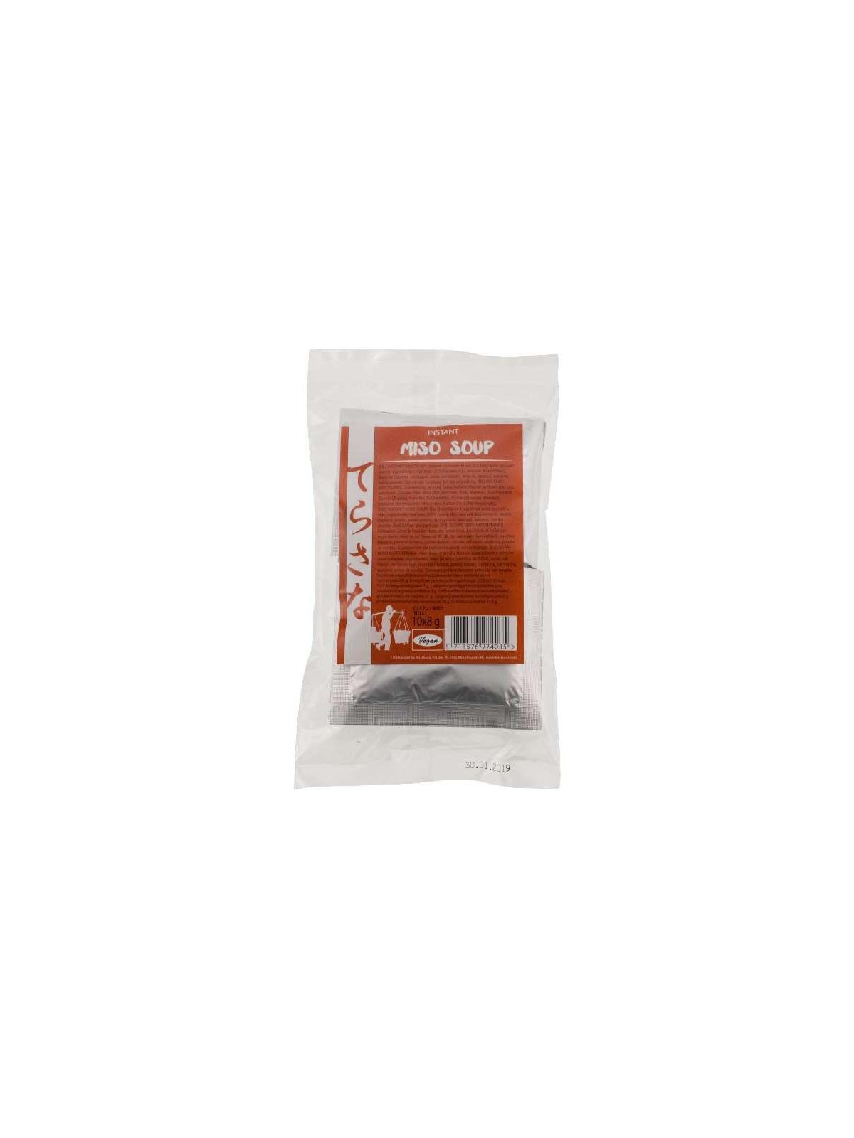 Instant miso soep 10 x 8 gram