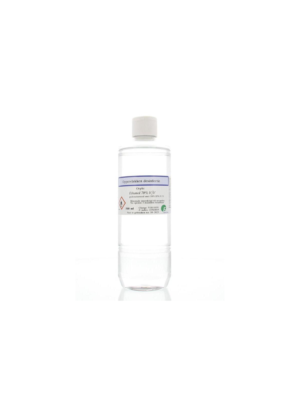 Alcohol ethanol 70% klepdeksel 10% isopropanol