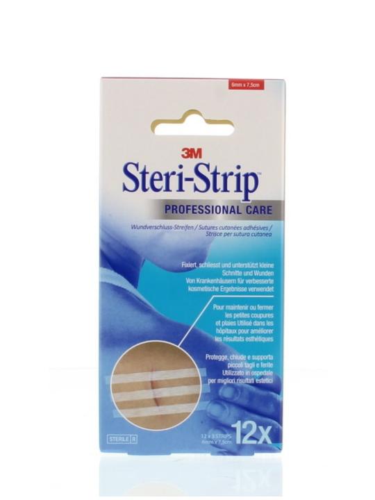 Steristrips 6 x 75mm 12x2 strips vel