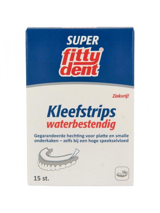 Kleefstrips voor onderprothesen