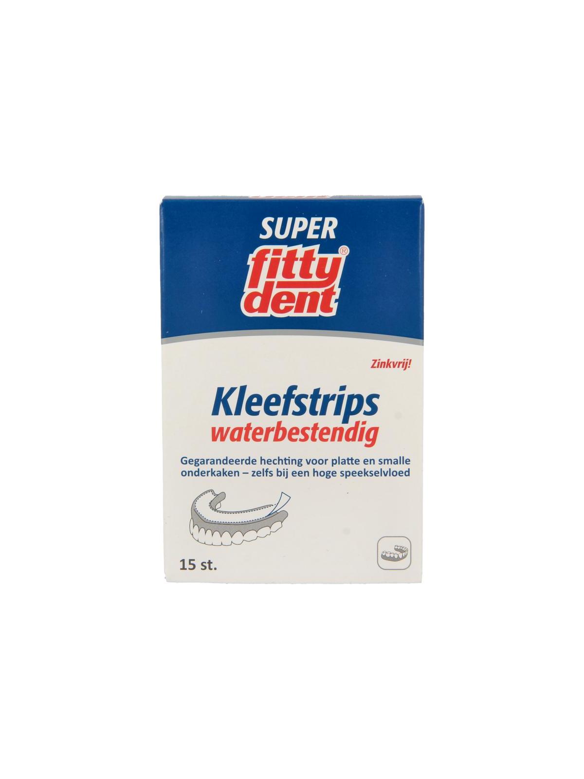 Kleefstrips voor onderprothesen