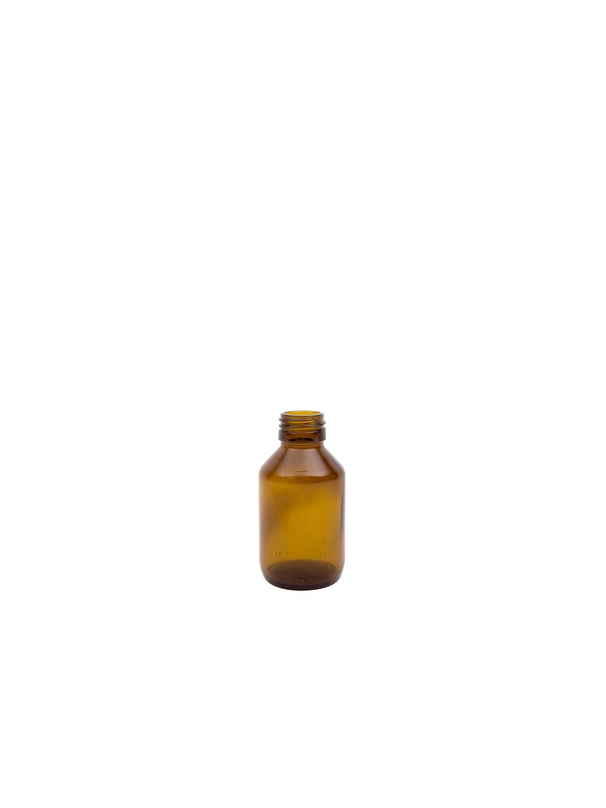 Medicijnfles bruin ongedopt 100ml