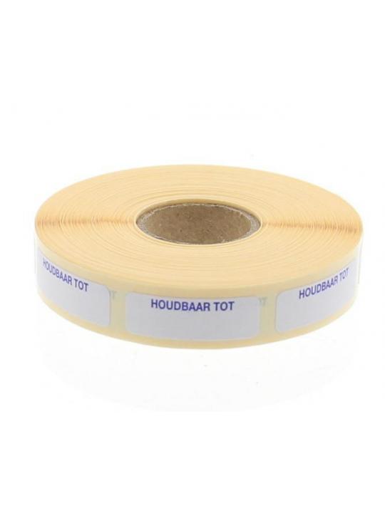 Strooketiket houdbaar tot 30 x 10mm