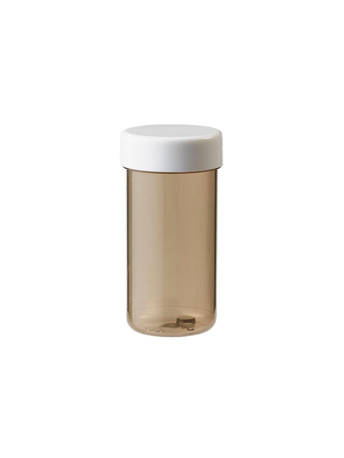 Plastobel tabletfles bruin gedopt 50ml