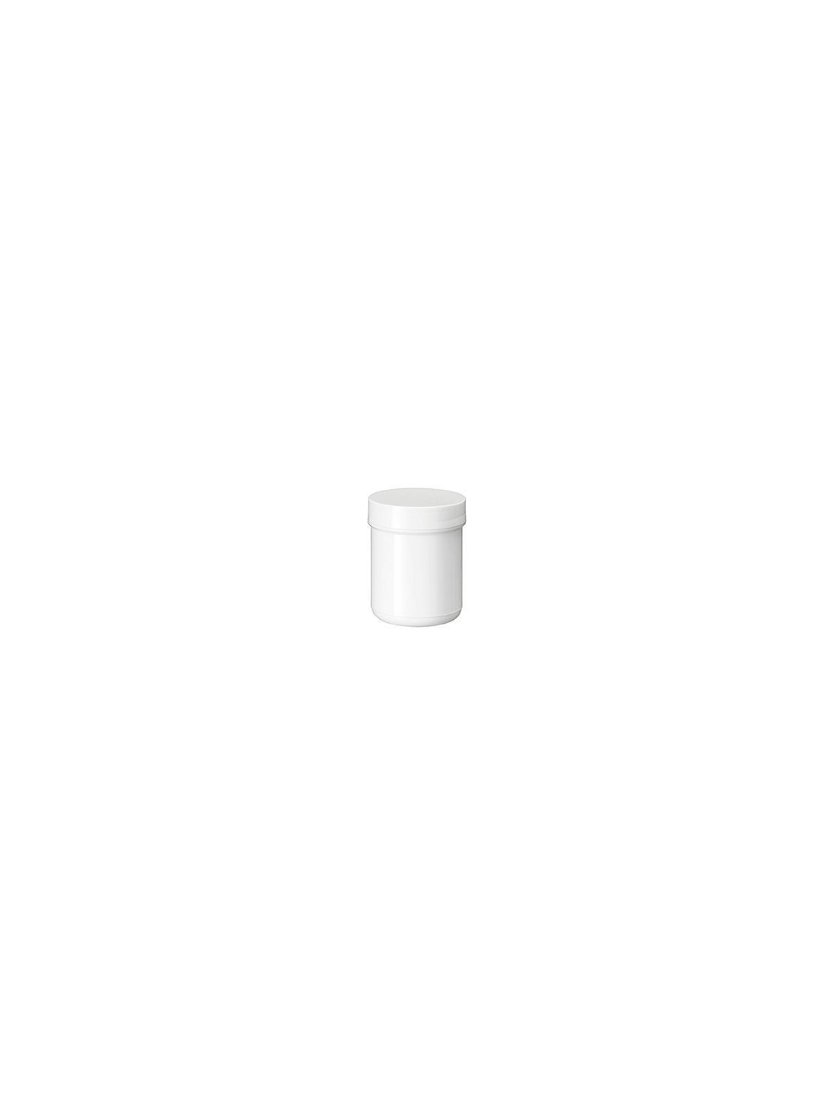 Zalfpot wit PP plastobel gedopt 70ml
