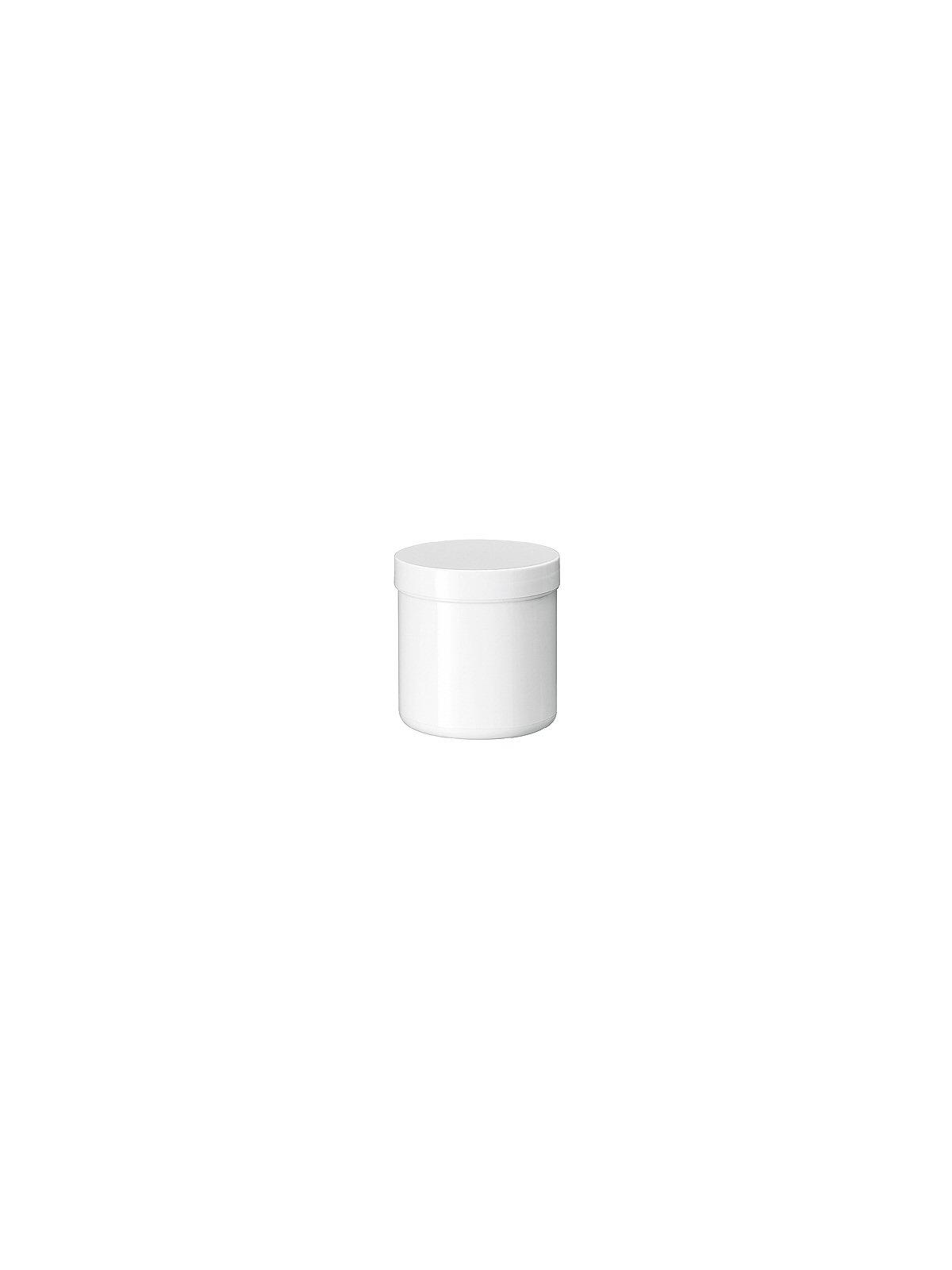 Zalfpot wit PP plastobel gedopt 200ml schroefdop