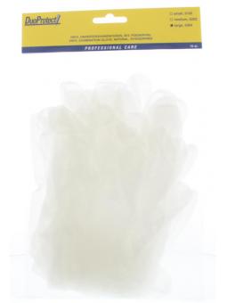 Handschoen vinyl poedervrij large