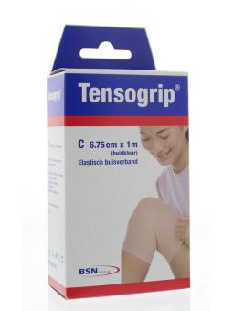 Elastisch buisverband C 1m x 6.75cm huidkleur