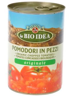 Tomatenstukjes in blik bio