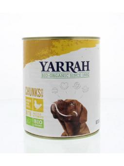 Hond brokjes kip in saus bio