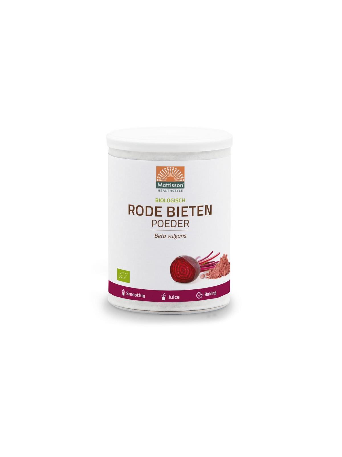 Rode bieten poeder - beta vulgaris biologisch