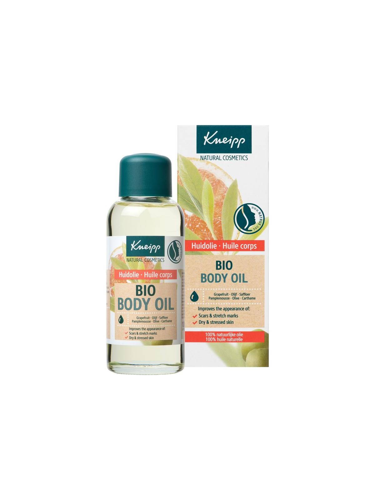 Bio body oil huidolie grapefruit olijf saffloer