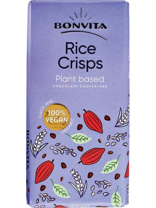 Rijstmelk chocolade rice crispy bio