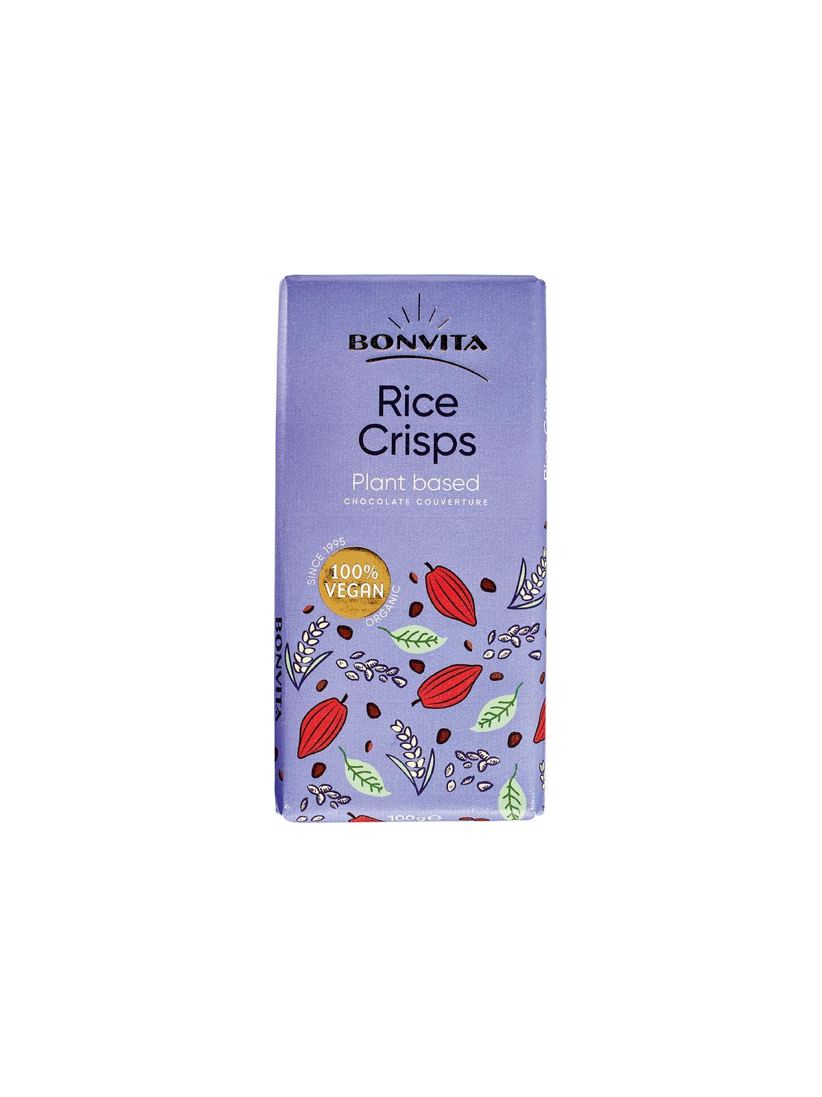 Rijstmelk chocolade rice crispy bio