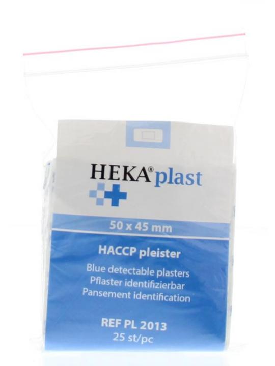 HACCP pleisters blauw 50 x 45mm