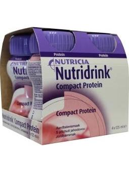 Compact proteine aardbei 125ml