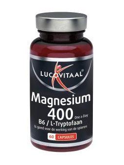 Magnesium 400 met B6 en L-tryptofaan