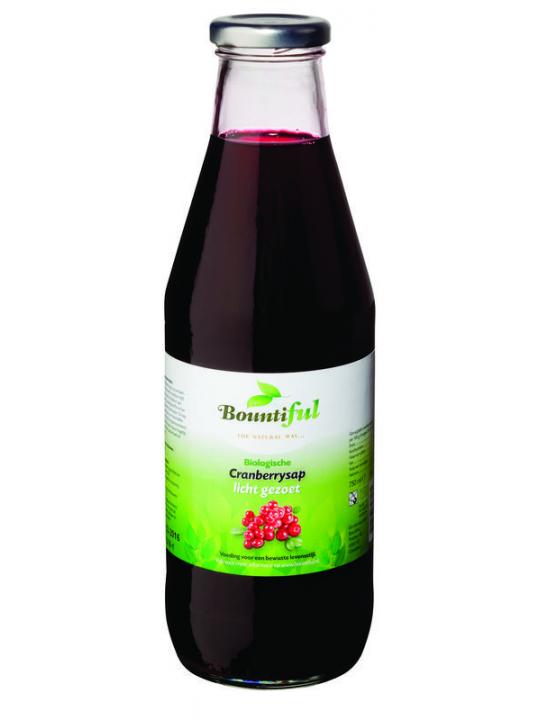 Cranberrysap gezoet bio