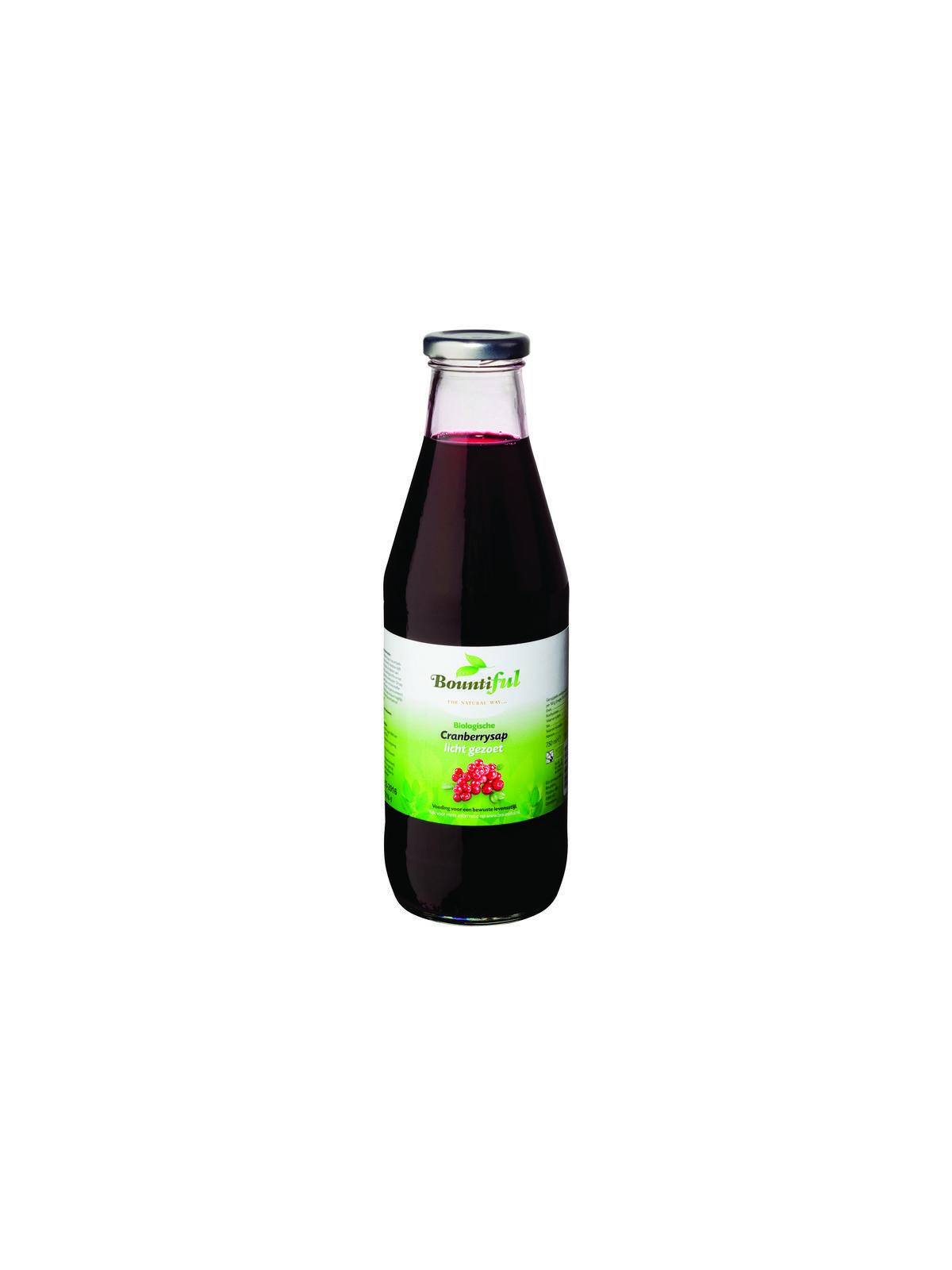 Cranberrysap gezoet bio