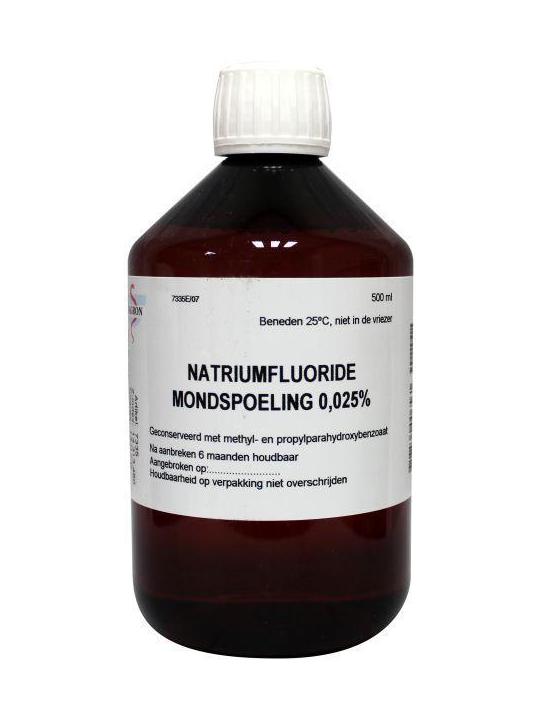 Natriumfluoride mondspoeling 0.025