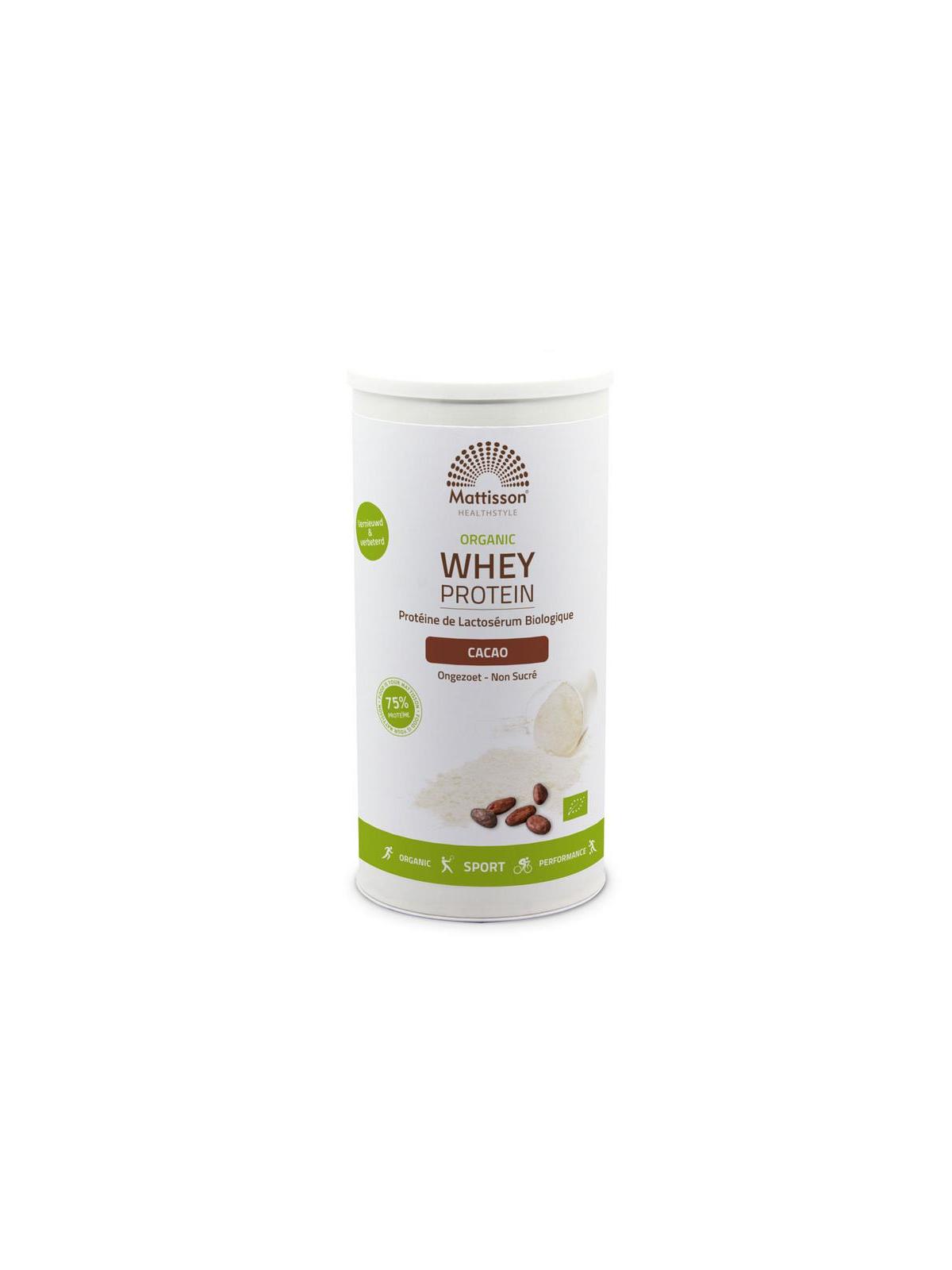 Wei whey proteine cacao 75% bio