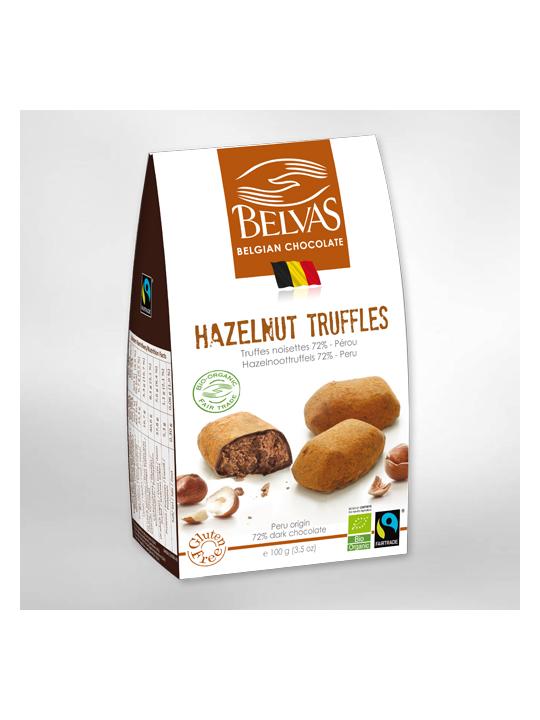 Praline hazelnoot truffels bio