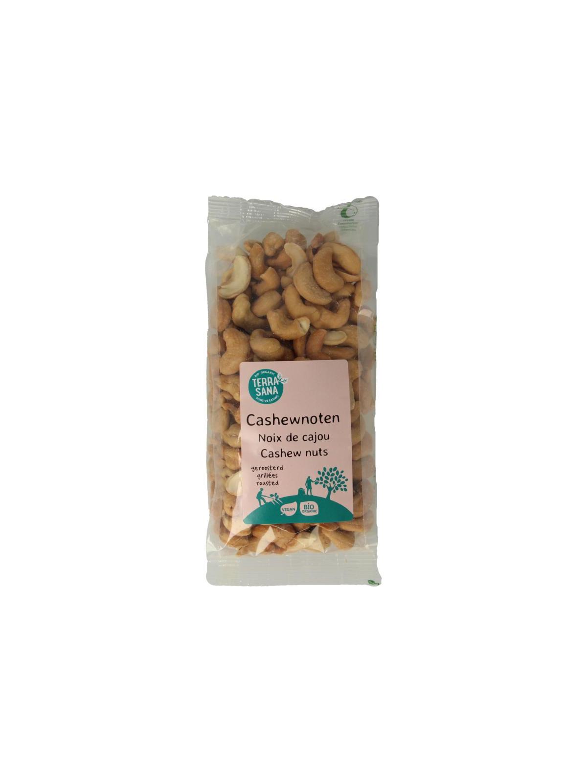 Cashewnoten roasted zonder zout bio