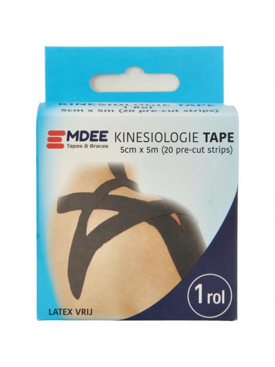 Kinesio tape zwart pre cut